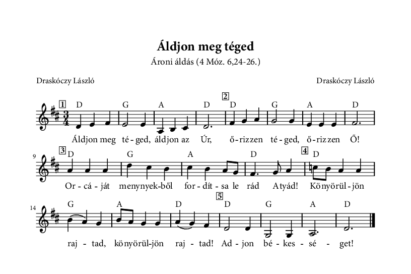 Áldjon meg téged